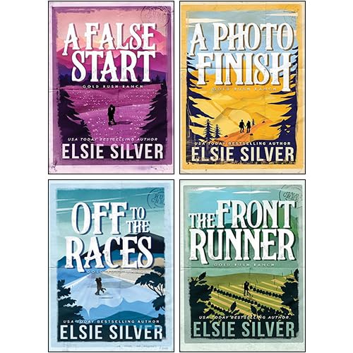 Gold Rush Ranch Series 4 Books Collection Set By Elsie Silver(Off to the Races, The Front Runner, A Photo Finish, A False Start)