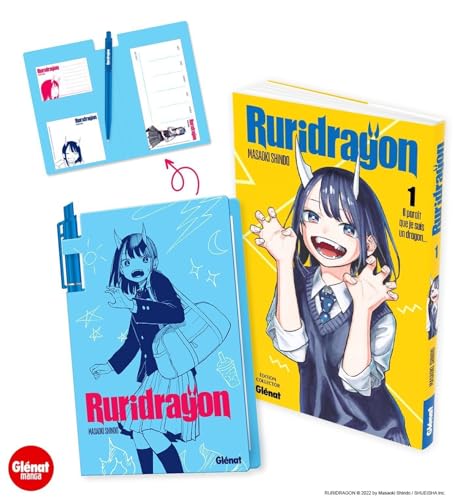 Ruridragon - Tome 01 - Édition collector: Avec 1 jaquette alternative, 1 illustration exclusive de l'auteur, 1 carnet semainier et 1 stylo