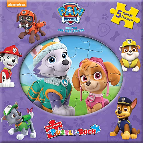 Mein Puzzlebuch Paw Patrol Mädchen: Enthält 5 Puzzles