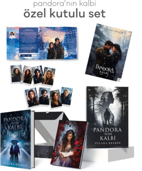 Pandoranin Kalbi 1 Hediyeli Özel Kutulu, Ciltli