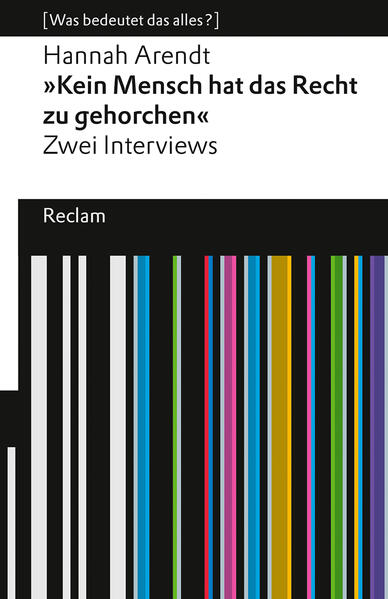 "Kein Mensch hat das Recht zu gehorchen". Zwei Interviews