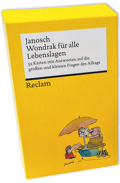 Wondrak für alle Lebenslagen (Kartenbox) – 52 Karten mit Antworten auf die großen und kleinen Fragen des Alltags – Reclam