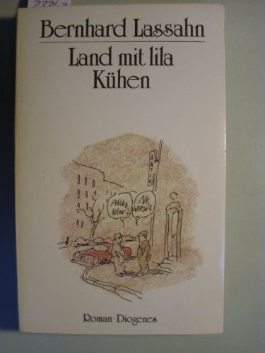 Land mit lila Kühen