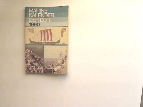 Marinekalender. Marine Kalender der DDR 1990