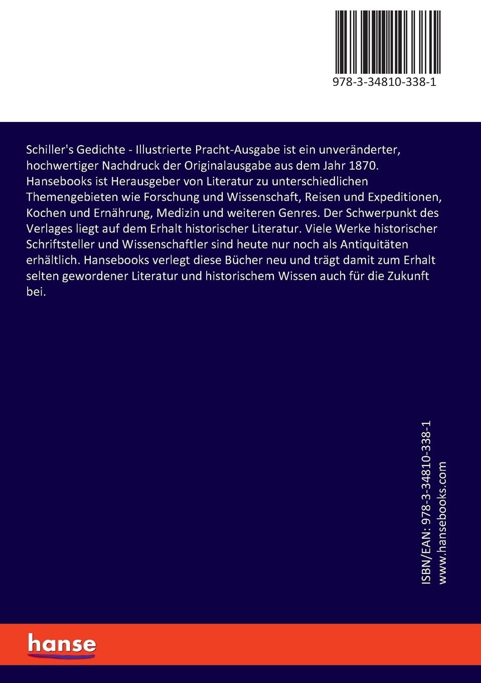 Schiller's Gedichte: Illustrierte Pracht-Ausgabe