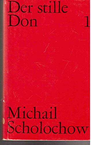 Der stille Don - Erstes Bis Viertes Buch