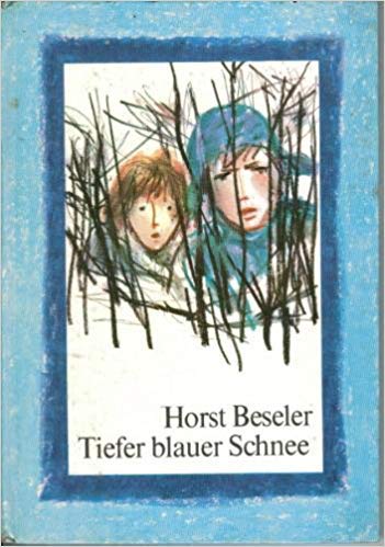 Tiefer blauer Schnee