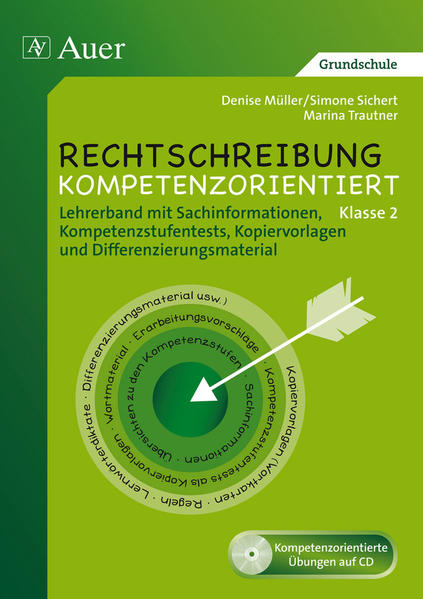 Rechtschreibung kompetenzorientiert - Klasse 2 LB: Lehrerband mit Sachinformationen, Kompetenzstufen tests, Kopiervorlagen und Differenzierungsmaterial