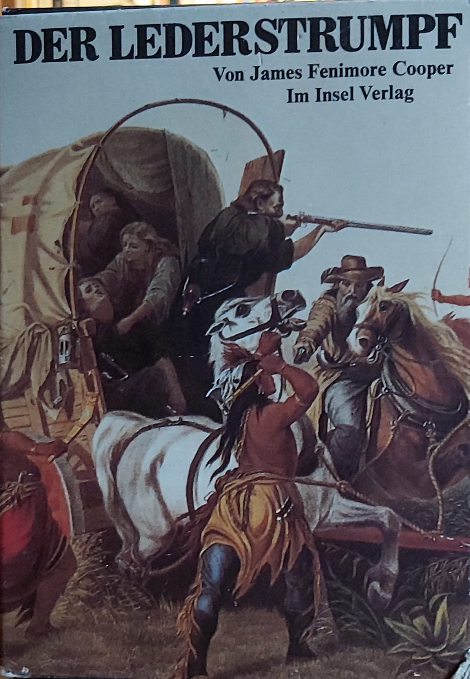 Der Lederstrumpf. Der Wildtöter - Der letzte Mohikaner - Der Pfadfinder - Die Ansiedler - Die Prärie. 5 Bände in Kassette.
