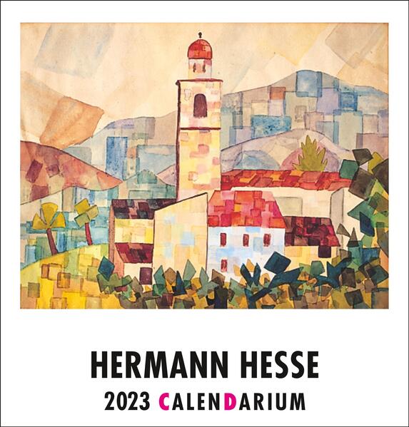 CalenDarium 2023: Mit dreizehn Aquarellen sowie Gedanken und Gedichte über das Fliegen | Handlicher Tischkalender zum Aufstellen