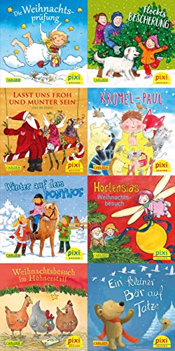 Pixi-Weihnachts-8er-Set 32: Alle Jahre wieder (8x1 Exemplar) (32): Die Weihnachtsprüfung; Flockes Bescherung; Lasst und froh und munter sein; ... im Hühnerstall; Ein kleiner Bär auf Tatze