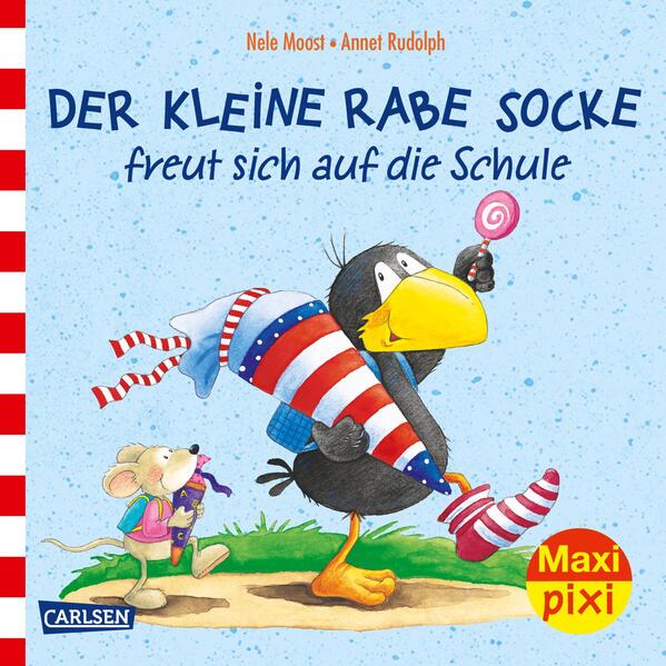 Maxi Pixi 315: VE 5 Rabe Socke freut sich auf die Schule (5 Exemplare) (315)
