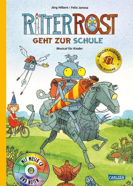 Ritter Rost 8: Ritter Rost geht zur Schule (limitierte Sonderausgabe): Buch mit CD: Musical für Kinder
