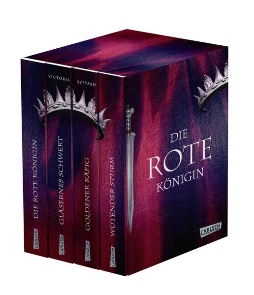 Die Rote Königin: Alle vier Bände im Taschenbuch-Schuber (Die Farben des Blutes): Großartige Fantasy großartig gestaltet - ein tolles Gesamtpaket!