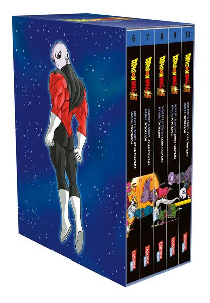 Dragon Ball Super Bände 6-10 im Sammelschuber mit Extra: Die Fortsetzung der Action-Manga-Serie ab 10 Jahren über epische Schlachten und kosmische Abenteuer