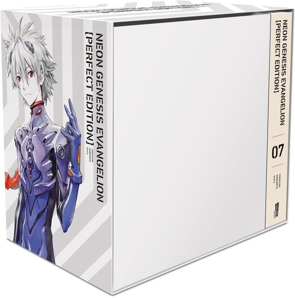 Neon Genesis Evangelion - Perfect Edition, Band 7 im Sammelschuber mit Extras: Neue Edition in 7 Sammelbänden des ... Rettung der Menschheit Kampfroboter steuern.