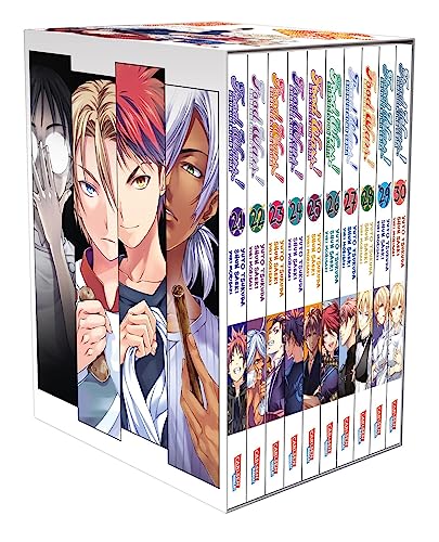 Food Wars - Shokugeki No Soma, Bände 21-30 im Sammelschuber mit Extra: Heiße Koch-Action im Internat – Mit Rezepten zum Nachkochen