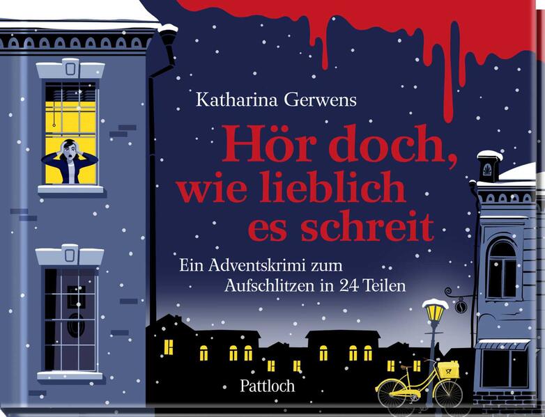 Hör doch, wie lieblich es schreit: Ein Adventskrimi zum Aufschlitzen in 24 Teilen | Spannender Krimi-Adventskalender mit Seiten zum Aufschneiden | Ideal als Geschenk für alle Krimifans