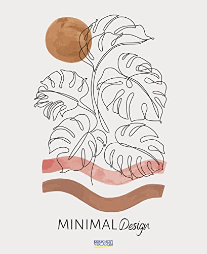 Minimal Design 2023: Moderner Kunstkalender mit zarten Farben und minimalisen Illustrationen. Format 34 x 44 cm