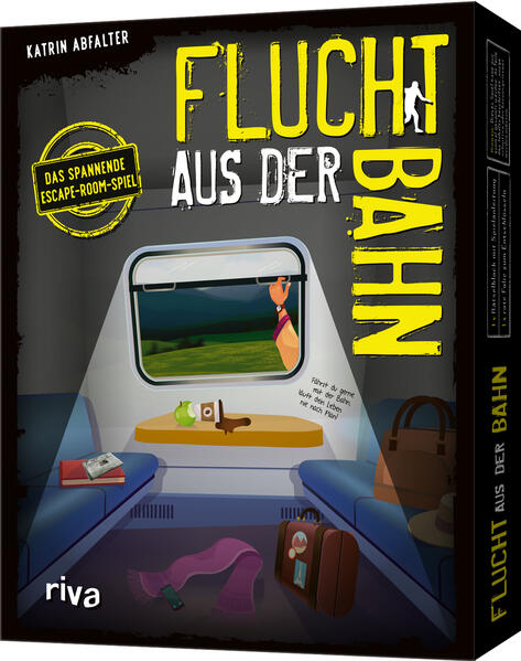 Flucht aus der Bahn: Das spannende Escape-Room-Spiel. Geschenk für Pendler, Reisende, Fans von Escape Room, Rätsel, Bahnsinn. Zum Geburtstag, Weihnachten, Spieleabend. Ab 12 J.