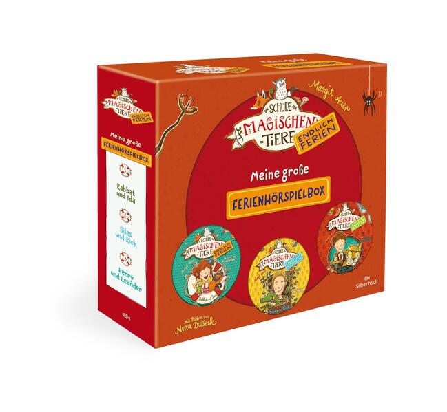 Die Schule der magischen Tiere - Endlich Ferien - Hörspiele: Meine große Ferienhörspielbox: »Rabbat und Ida«, »Silas und Rick«, »Henry und Leander«: 3 CDs
