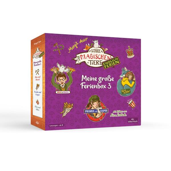 Die Schule der magischen Tiere - Endlich Ferien: Meine große Ferienbox 3: »Max und Muriel«, »Franka und Cooper«, »Elisa und Silber«: 6 CDs