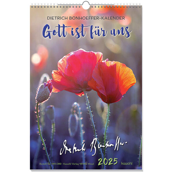 Gott ist für uns 2025: Dietrich Bonhoeffer-Kalender