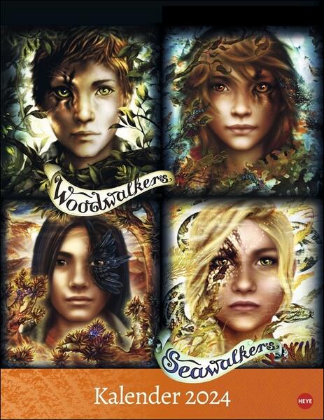 Woodwalkers Seawalker 2024. Kalender mit fantastischen Illustrationen von Claudia Carls aus der beliebten Bestseller Buchreihe von Katja Brandis. Ein ... Posterkalender für Fans der Gestaltwandler.