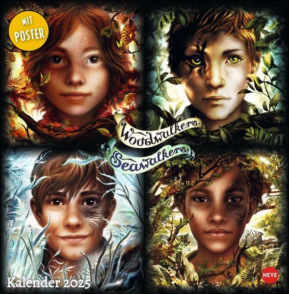 Woodwalkers Seawalkers Broschurkalender 2025: Kalender mit fantastischen Illustrationen von Claudia Carls aus der beliebten Bestseller Buchreihe von ... Broschurkalender für Fans der Gestaltwandler.