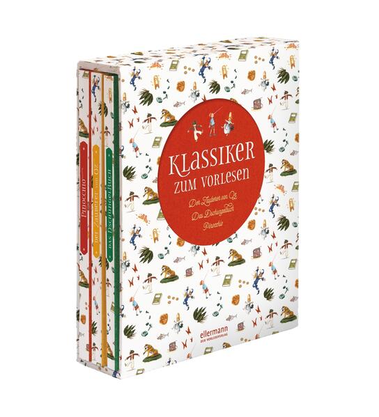 Klassiker zum Vorlesen. Das Dschungelbuch. Der Zauberer von Oz. Pinocchio: Hochwertig gestalteter Schuber in wunderschöner Ausstattung als besonderes Geschenk für die ganze Familie