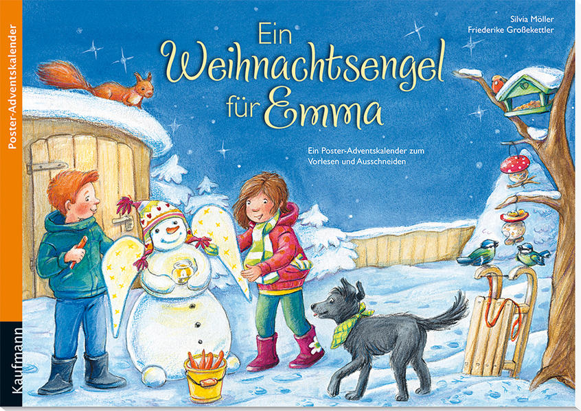 Ein Weihnachtsengel für Emma: Poster-Adventskalender: Ein Poster-Adventskalender zum Vorlesen und Ausschneiden (Adventskalender mit Geschichten für Kinder / Ein Buch zum Vorlesen und Basteln)
