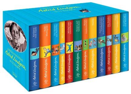 Astrid-Lindgren: 12 Bände im Schuber