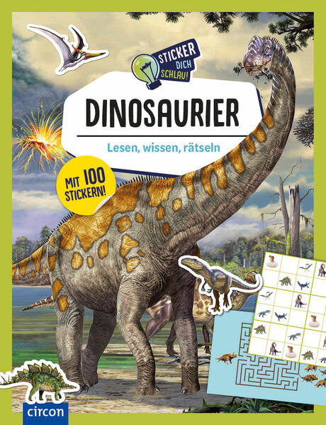 Dinosaurier: Lesen, wissen, rätseln (Sticker dich schlau)