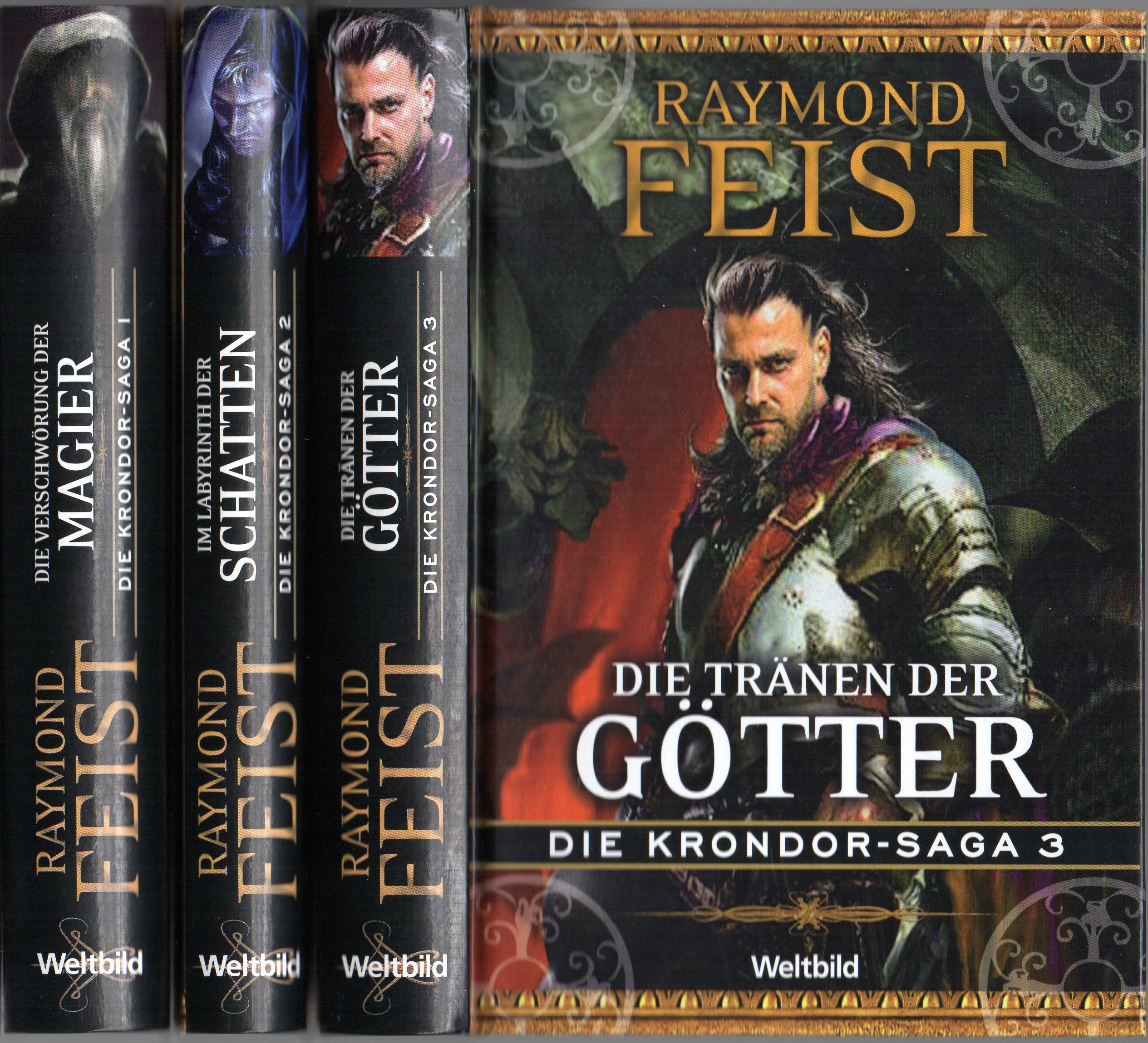 Die Krondor-Saga, Band 1-3: Die Verschwörung der Magier / Im Labyrinth der Schatten / Die Tränen der Götter