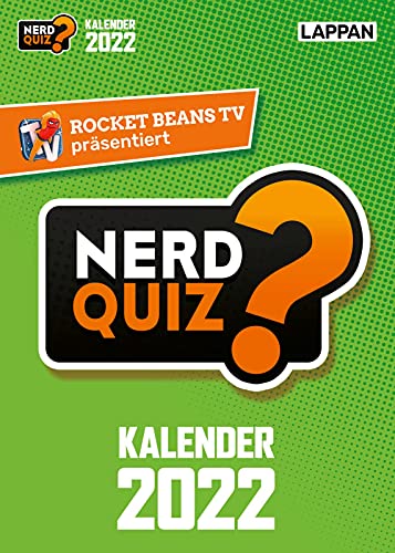 Rocket Beans TV – Nerd Quiz-Kalender 2022 mit Fragen rund um Games, Filme und Popkultur: 365 neue Nerd-Fragen für 2022!