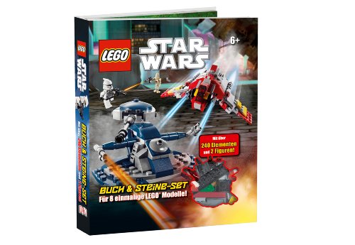LEGO Star Wars Buch & Steine-Set: Für 8 einmalige LEGO Modelle! Mit über 240 Elementen und 2 Figuren!