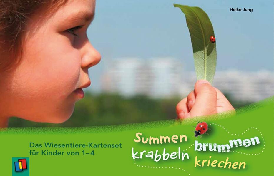 Summen, brummen, krabbeln, kriechen: Das Wiesentiere-Kartenset für Kinder von 1-4