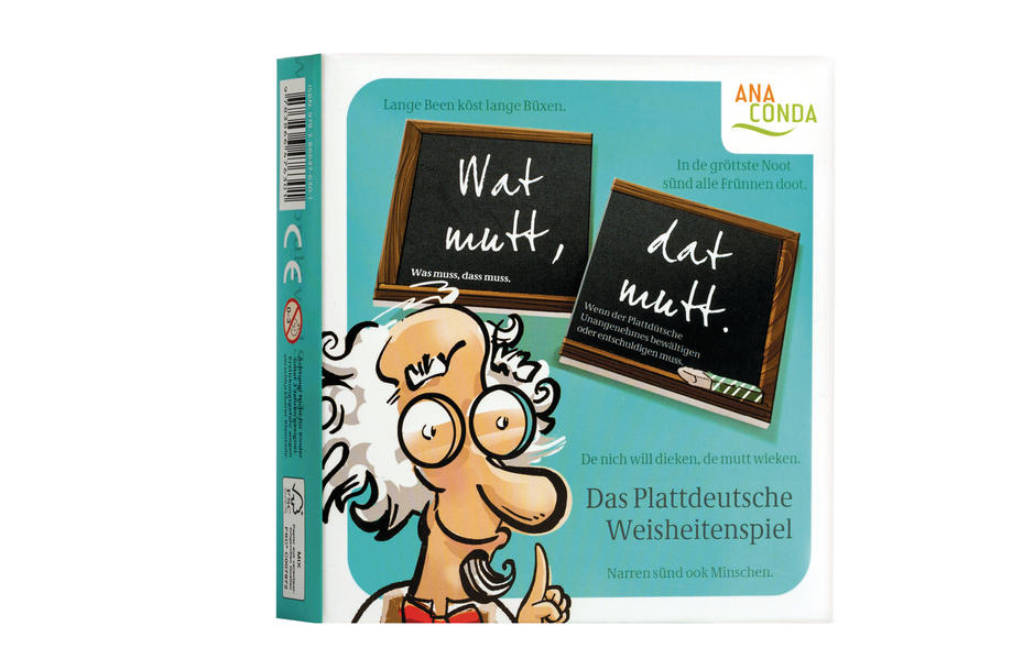 Wat mutt, dat mutt. Das Plattdeutsche Weisheiten-Spiel: Was muss, das muss. Das Plattdeutsche Weisheitenspiel