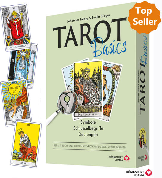Tarot Basic Waite - Symbole, Schlüsselbegriffe, Deutungen: Set mit Buch und Original-Tarotkarten von Waite & Smith