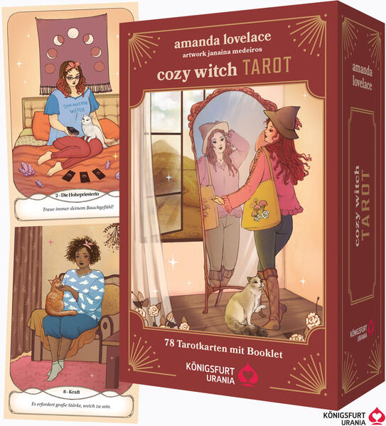 Cozy Witch Tarot - DAS Tarot für alle jungen Hexen!: 78 Tarot-Karten, Magnetdeckelschachtel mit Goldprägung und 128-seitiges Booklet