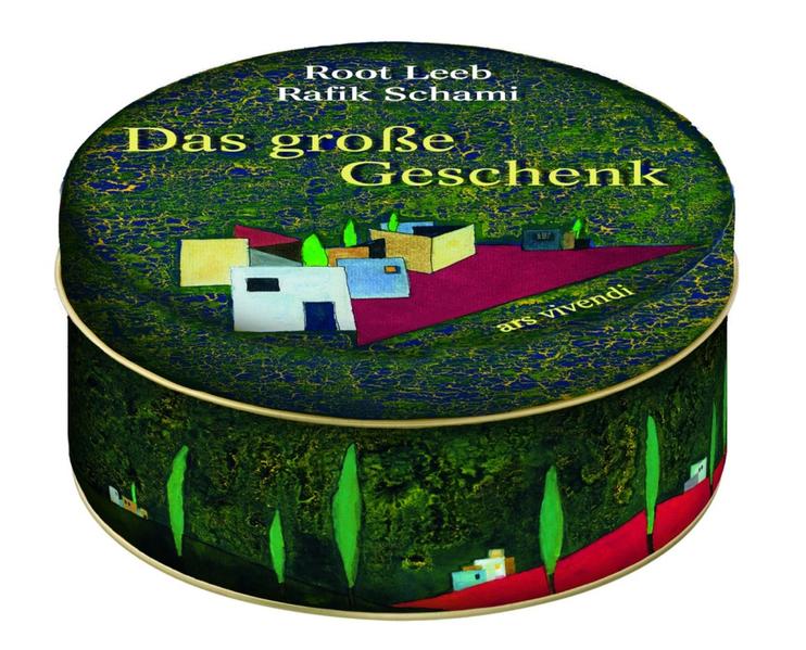 Das große Geschenk: Literarischer Adventskalender in Blechdose mit 24 Karten zum Aufhängen mit einer Geschichte von Rafik Schami