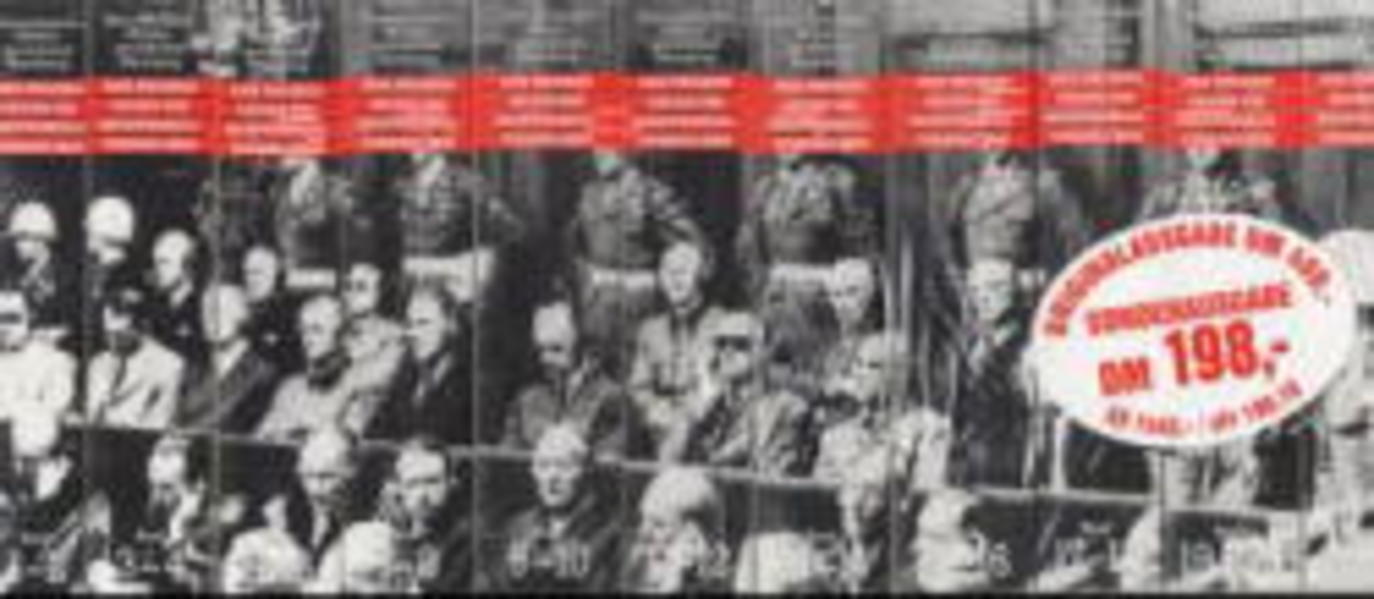 Der Prozess gegen die Hauptkriegsverbrecher vor dem Internationalen Militärgerichtshof (23 Bände in 12 Büchern)