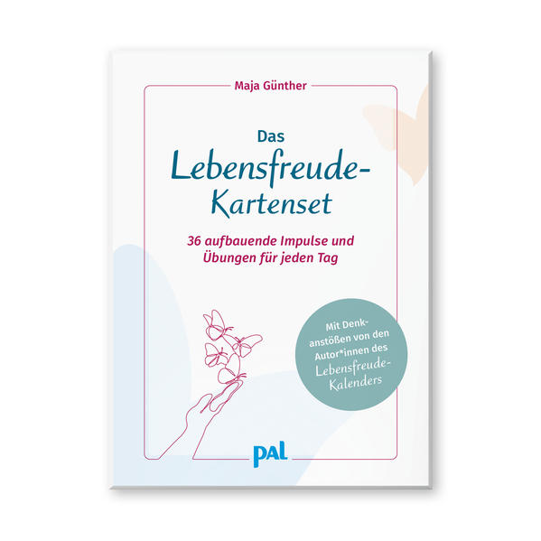 Das Lebensfreude-Kartenset: 36 aufbauende Impulse und Übungen für jeden Tag. Impulskarten mit Achtsamkeits-Meditationen von den Autoren vom Lebensfreude-Kalender. Mit Begleitheft und Pappschachtel.