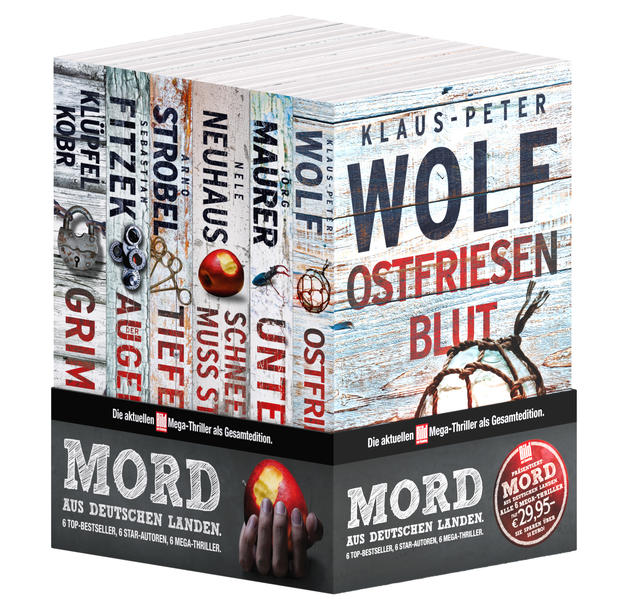 BILD am Sonntag Mega-Thriller 2019 Mord aus Deutschen Landen (BILD am Sonntag Thriller 2019): Der Augenjäger / Grimmbart / Unterholz / Schneewittchen muss sterben / Ostfriesenblut / Tiefe Narbe