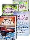 Nora Roberts Jahreszeiten-Zyklus 4er Set Frühlingsträume / Sommersehnsucht / Herbstmagie / Winterwunder