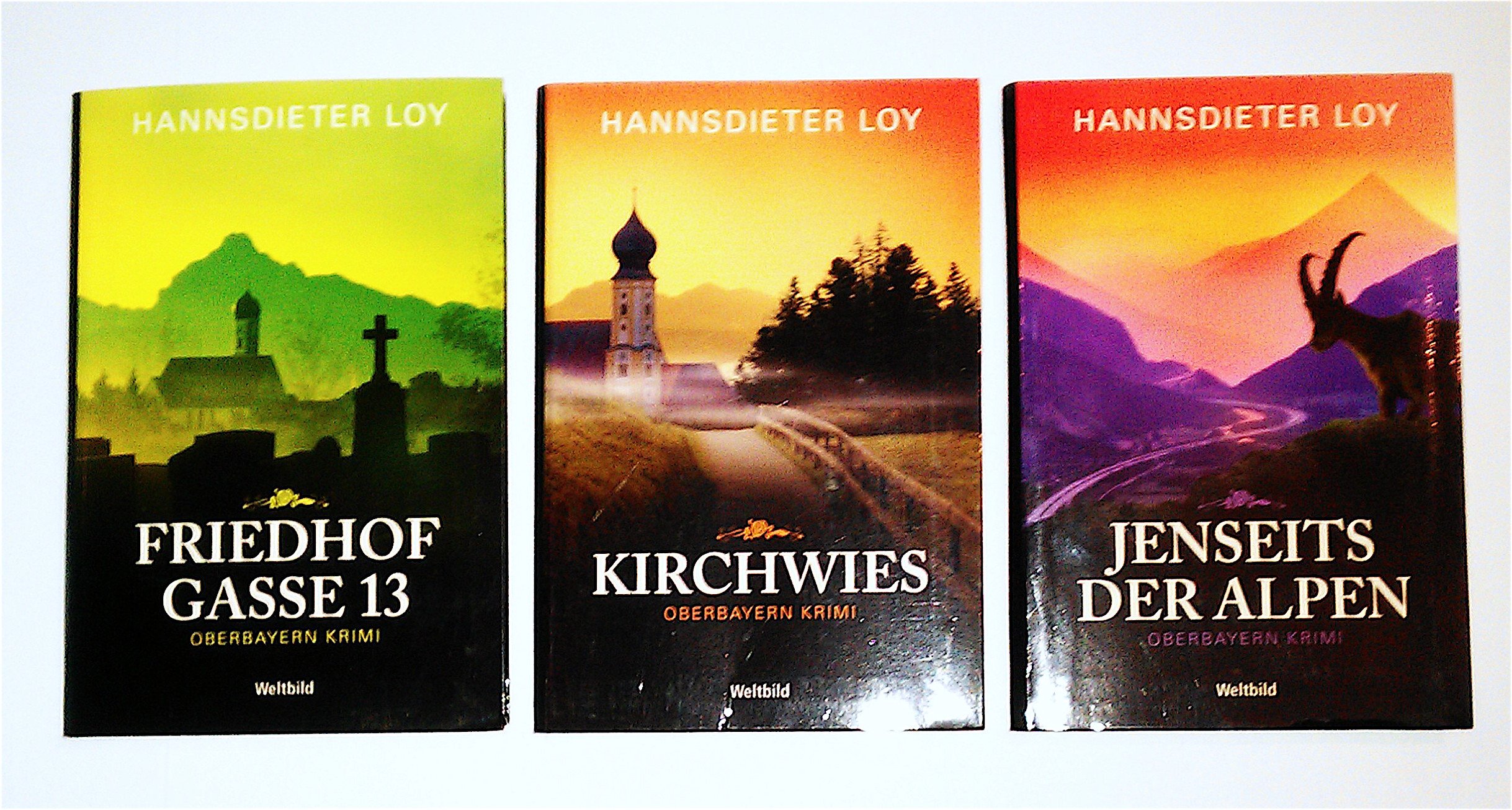 Jenseits der Alpen/ Kirchwies/ Friedhofgasse 13 - Drei Oberbayern Krimis im Paket