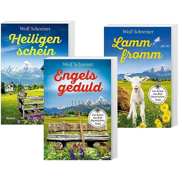 Heiligenschein / Engelsgeduld / Lammfromm - Pfarrer Baltasar Senner ermittelt, Band 4-6