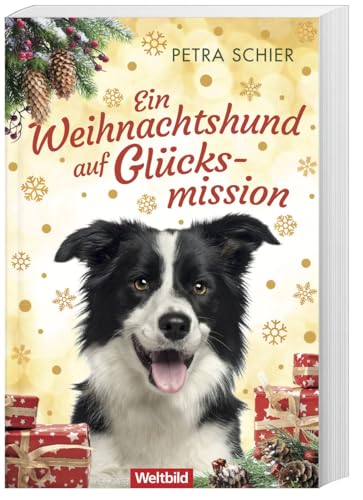Ein Weihnachtshund auf Glücksmission
