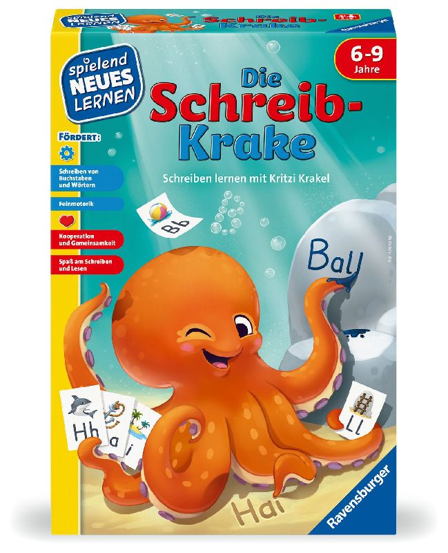 Die Schreib-Krake - Lernspiel ab 6 Jahre