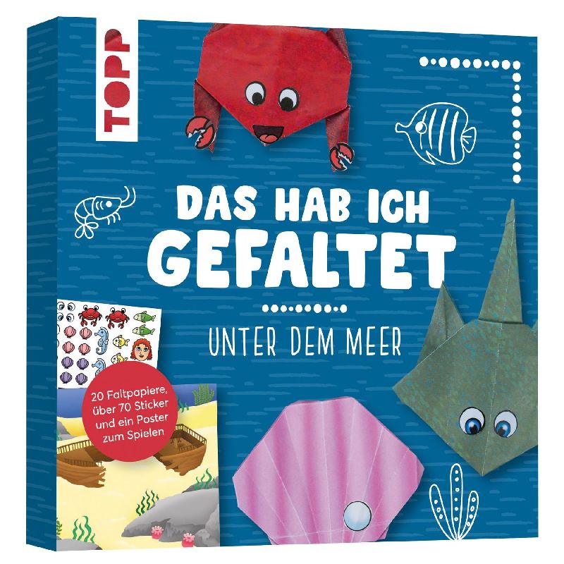Das hab ich gefaltet Mini-Papierset - Unter dem Meer